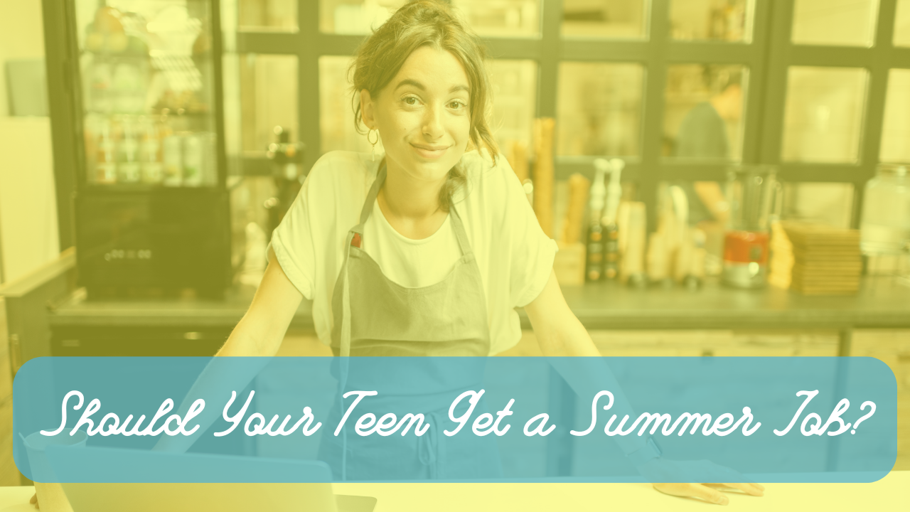 teen barista is ready to make drinks