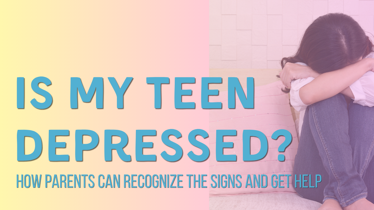 teen girl buries head in folded arms