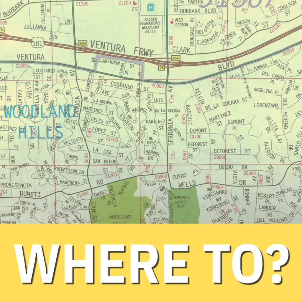 road map asking the question: where to?